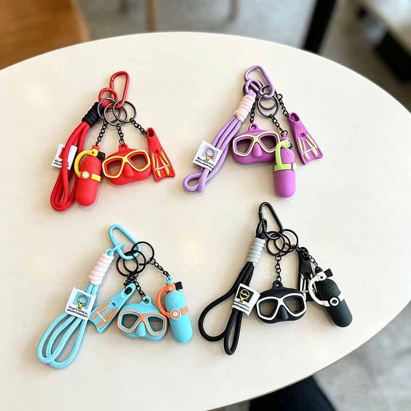 Cute Diving Themed Silicone Ke - Phone Accessories Charms recension och pris