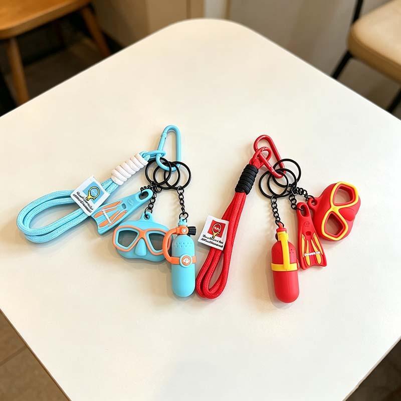 Cute Diving Themed Silicone Ke - Phone Accessories Charms recension och pris