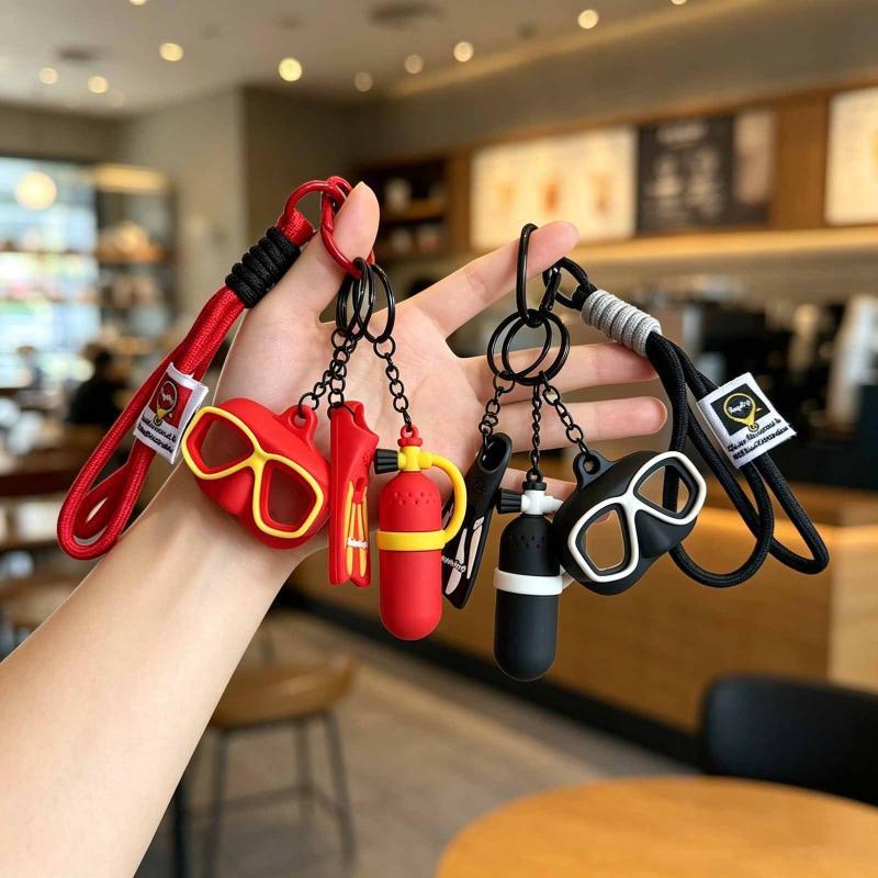 Cute Diving Themed Silicone Ke - Phone Accessories Charms recension och pris